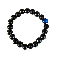 Gray and Blue Beaded Long Distance Bracelets