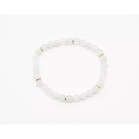 Moonstone Semi-Precious Stone Beaded Bracelet