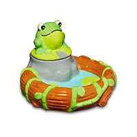 Frog on Lilypad Stash Jar and Ashtray