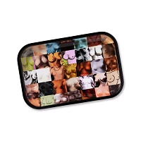 Boobs Collage Print Tray