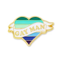 Multi-Pack Gay Man Pride Pins - 4 Pack
