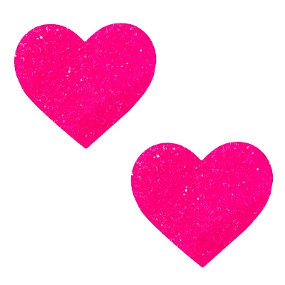 Pink Black Light Nipple Pasties