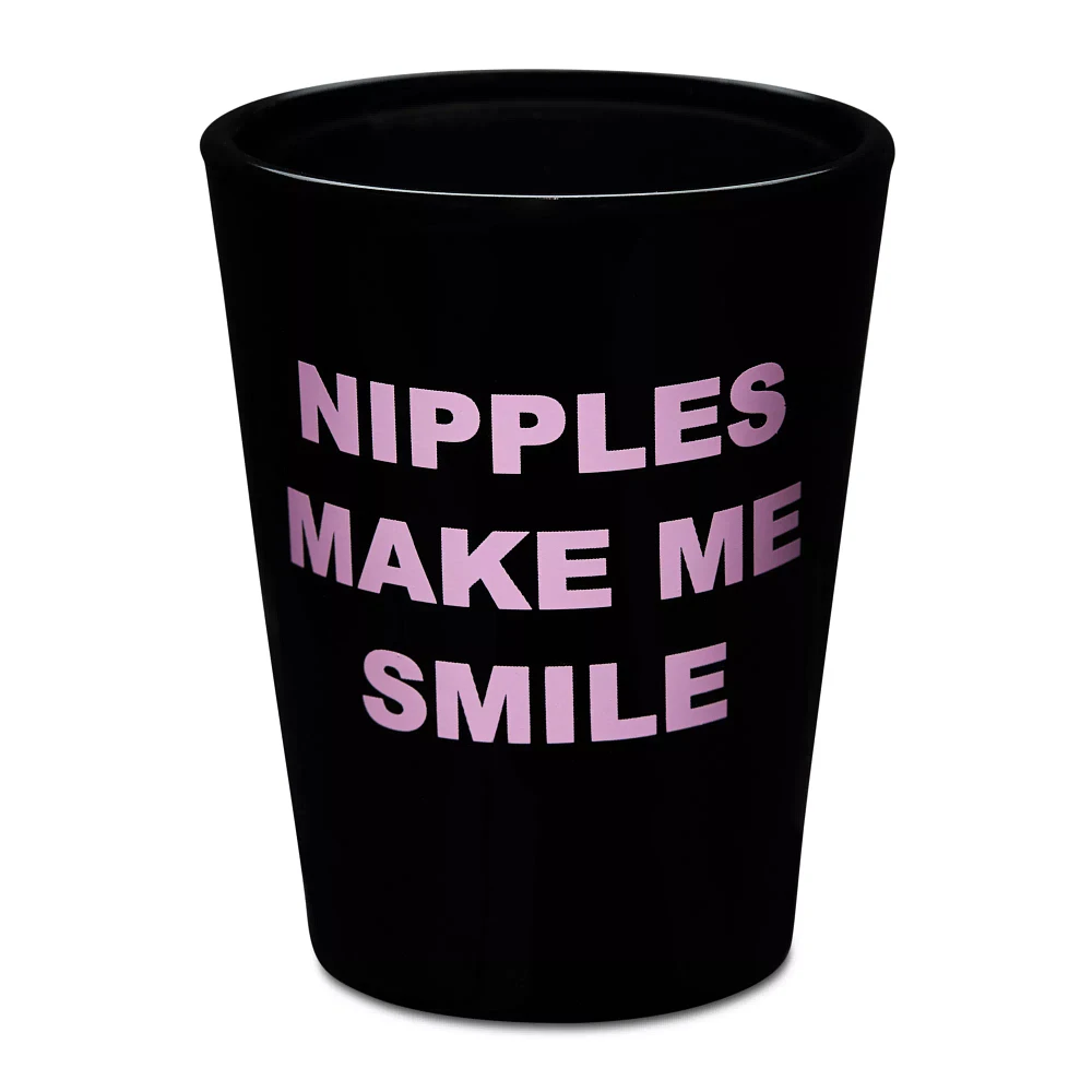Nipples Make Me Smile Shot Glass - 2 oz.