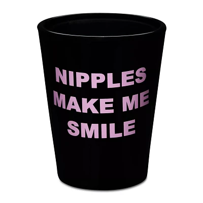 Nipples Make Me Smile Shot Glass - 2 oz.