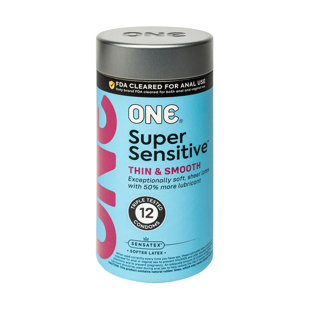 Super Sensitive Thin Lubricated Condoms - 12 Pack