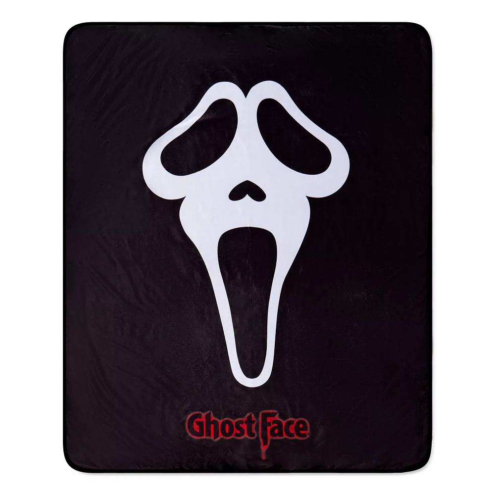 Ghost Face Mask Fleece Blanket