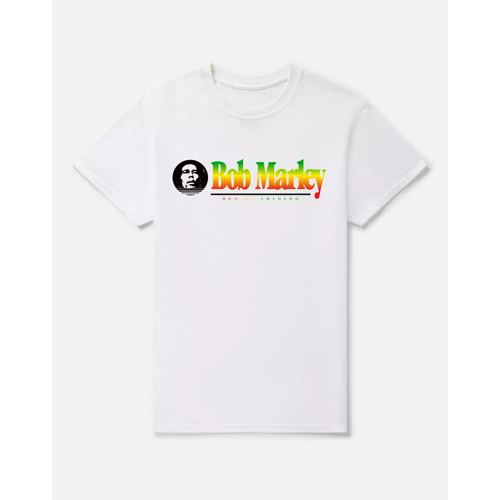 White Bob Marley One Love T Shirt