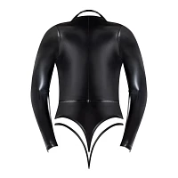 Long Sleeve Black Harness Bodysuit