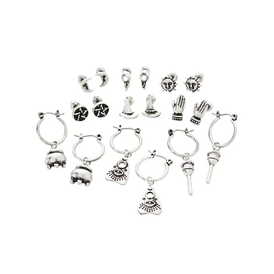 Multi-Pack Witch Ouija Hand Earrings - 9 Pair