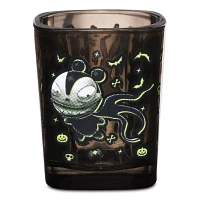 Jack Skellington Sally and Zero Polka Dot Face Square Mini Glass 1.5 oz. - The Nightmare Before Christmas