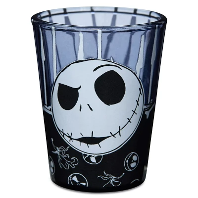 Jack Skellington Bone Border Mini Glass 1.5 oz. - The Nightmare Before Christmas