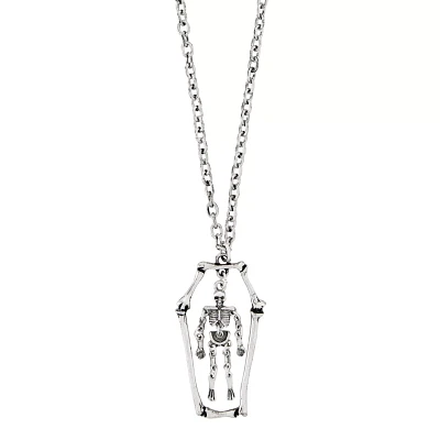 Skull Coffin Pendant Necklace