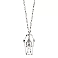 Skull Coffin Pendant Necklace