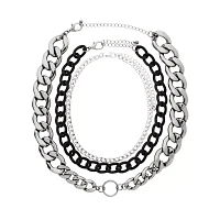 Multi-Pack Chain Choker Necklaces - 3 Pack