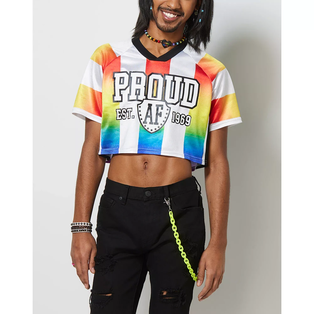 Proud AF Cropped Soccer Jersey
