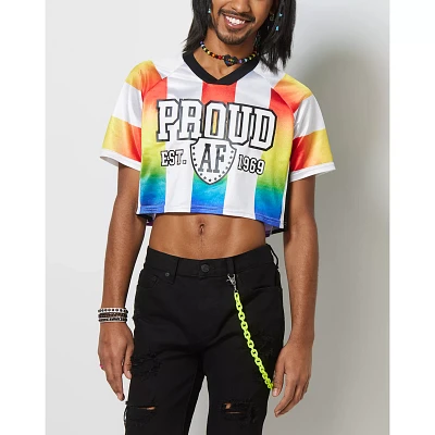Proud AF Cropped Soccer Jersey