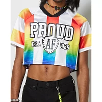 Proud AF Cropped Soccer Jersey
