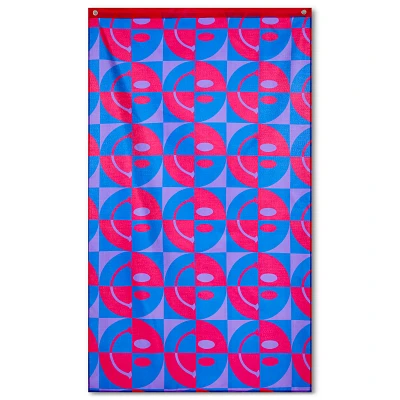 Bisexual Pride Smiley Face Flag