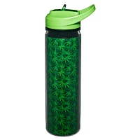 Weed Leaf Pattern Water Bottle - 18 oz.