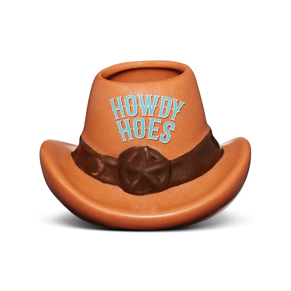 Howdy Hoes Cowboy Hat Molded Shot Glass - 2.5 oz.