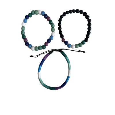 Multi-Pack Gay Man Pride Bracelets - 3 Pack