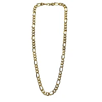 Goldtone Figaro Chain Necklace