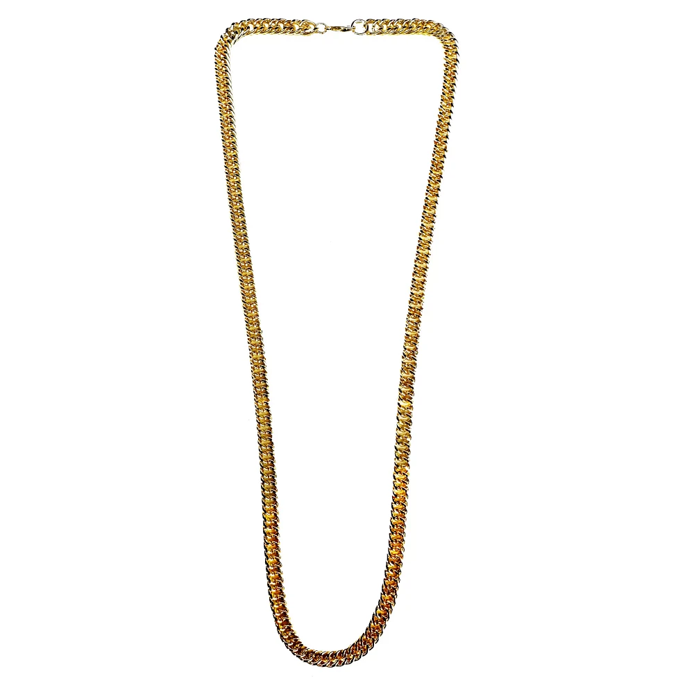 Goldtone Curb Chain Necklace