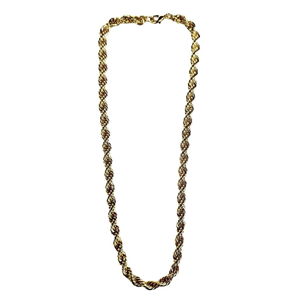 Goldtone Rope Chain Necklace