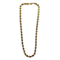 Goldtone Rope Chain Necklace
