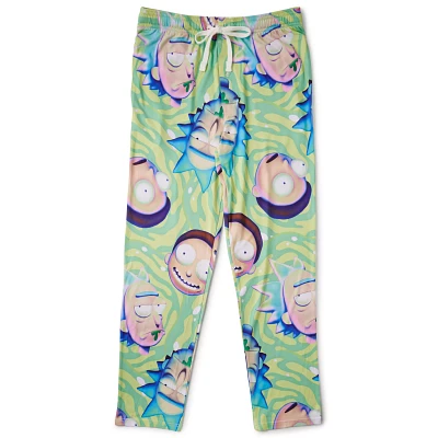 Rick and Morty Green Spiral Lounge Pants
