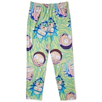 Rick and Morty Green Spiral Lounge Pants