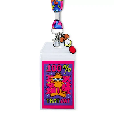 80's Print Garfield Lanyard