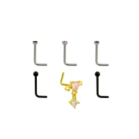 Multi-Pack Heart Dangle L-Bend Pins 6 Pack - 20 Gauge