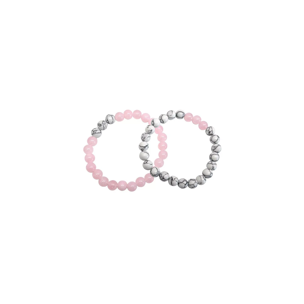 and Marble Long Distance Beaded Bracelets
