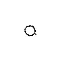 Black and White Marble Magnetic Long Distance Beaded Bracelets - 2 Pack