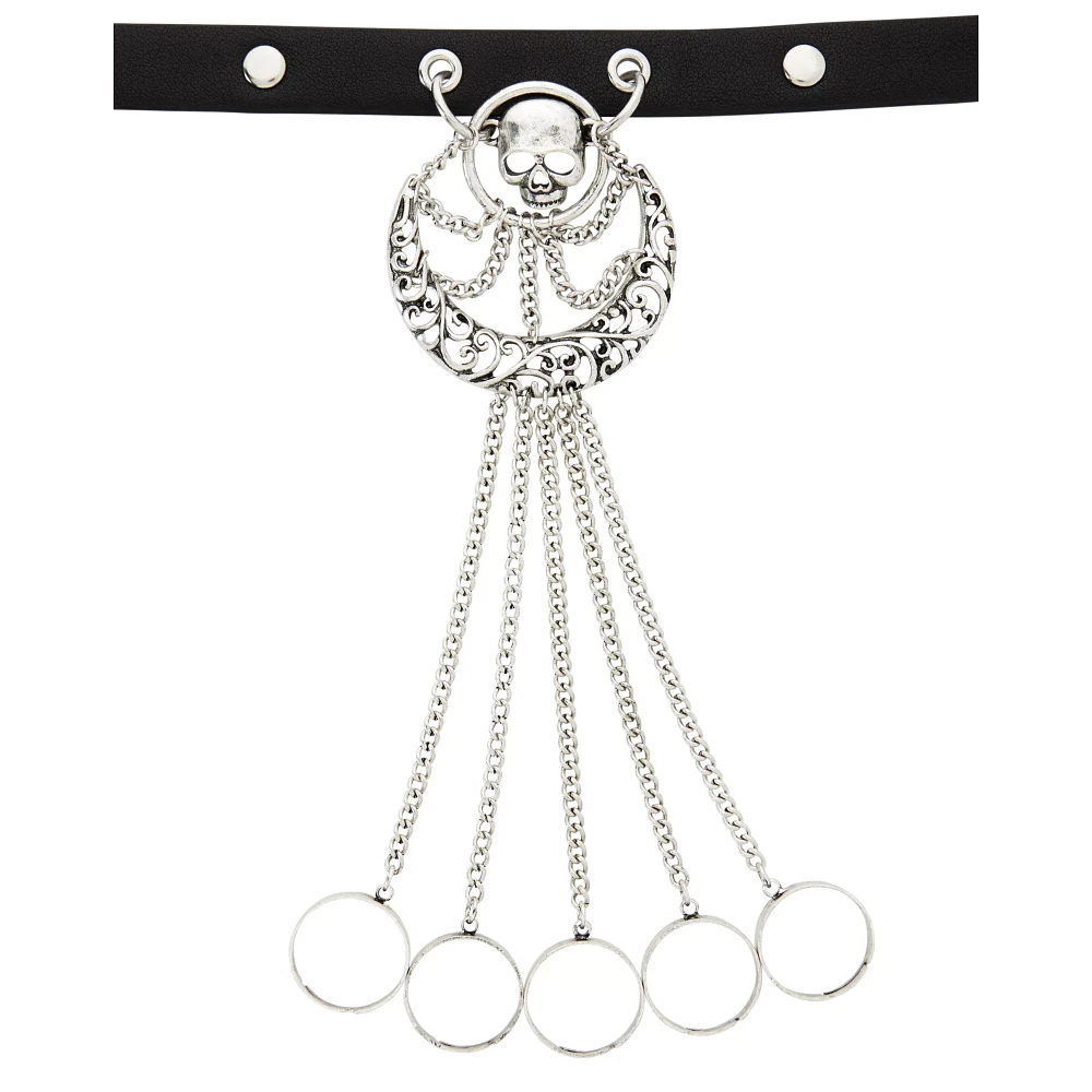 Skull Chain Hand Bracelet
