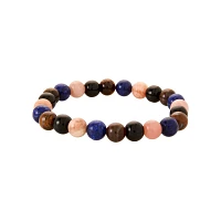 Tiger's Eye Strength Semi-Precious Beaded Bracelet