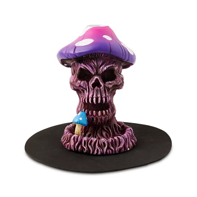 Scary Mushroom Skull Backflow Incense Burner