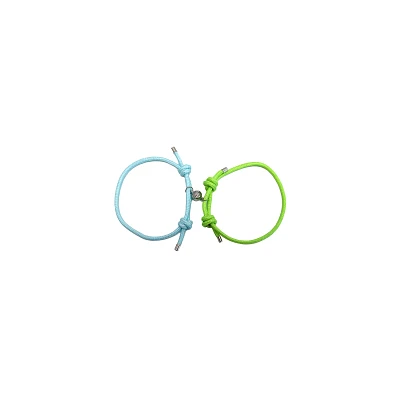 Blue and Green Magnetic Long Distance Bracelets - 2 Pack