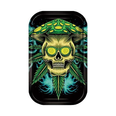 Mushroom Skull Weed Leaf Ashtray