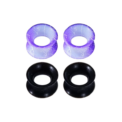 Multi-Pack Purple and Black Tunnels 4 Pack - 00 Gauge