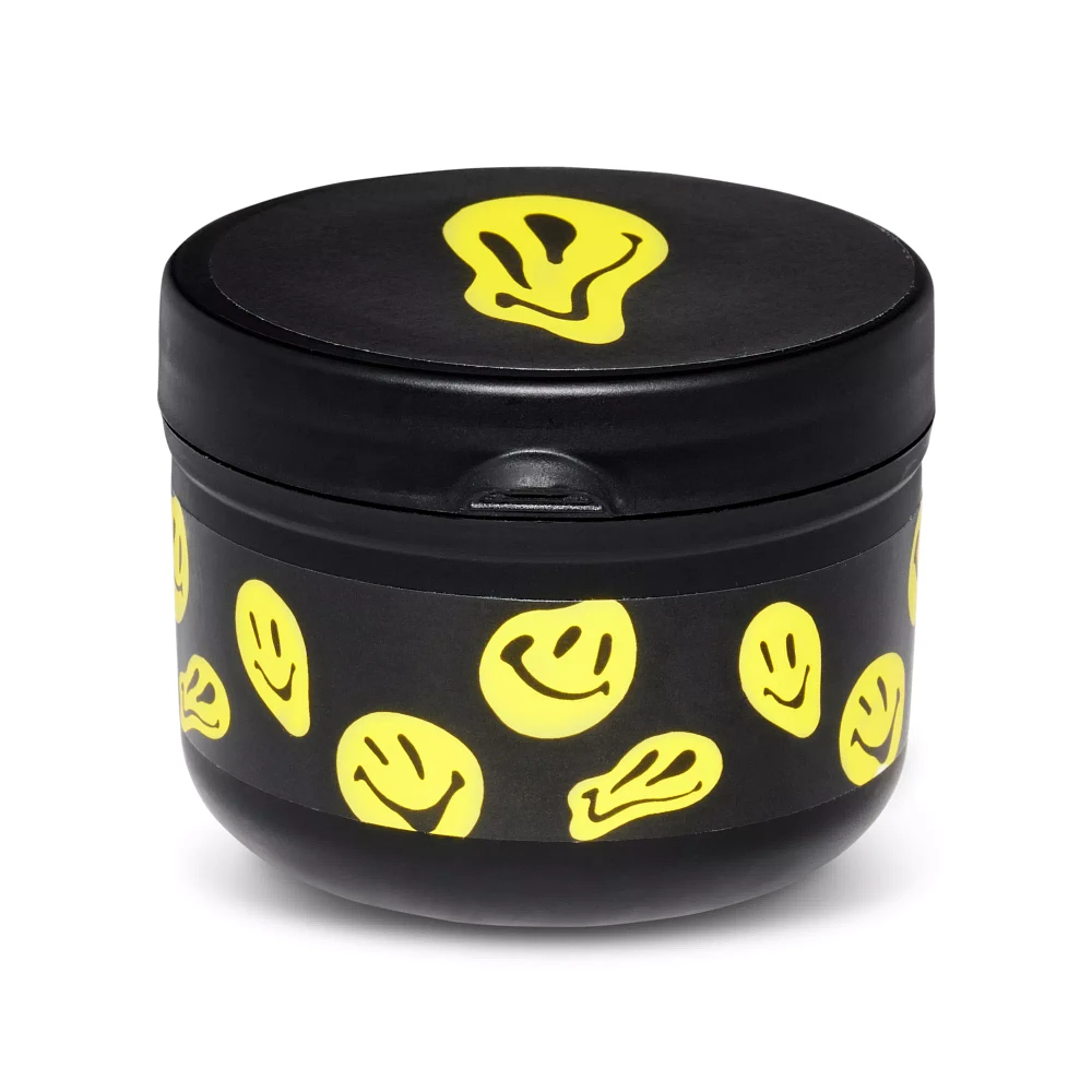 Melting Smiley Stash Jar