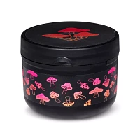 Metallic Mushroom Stash Jar
