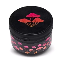 Metallic Mushroom Stash Jar