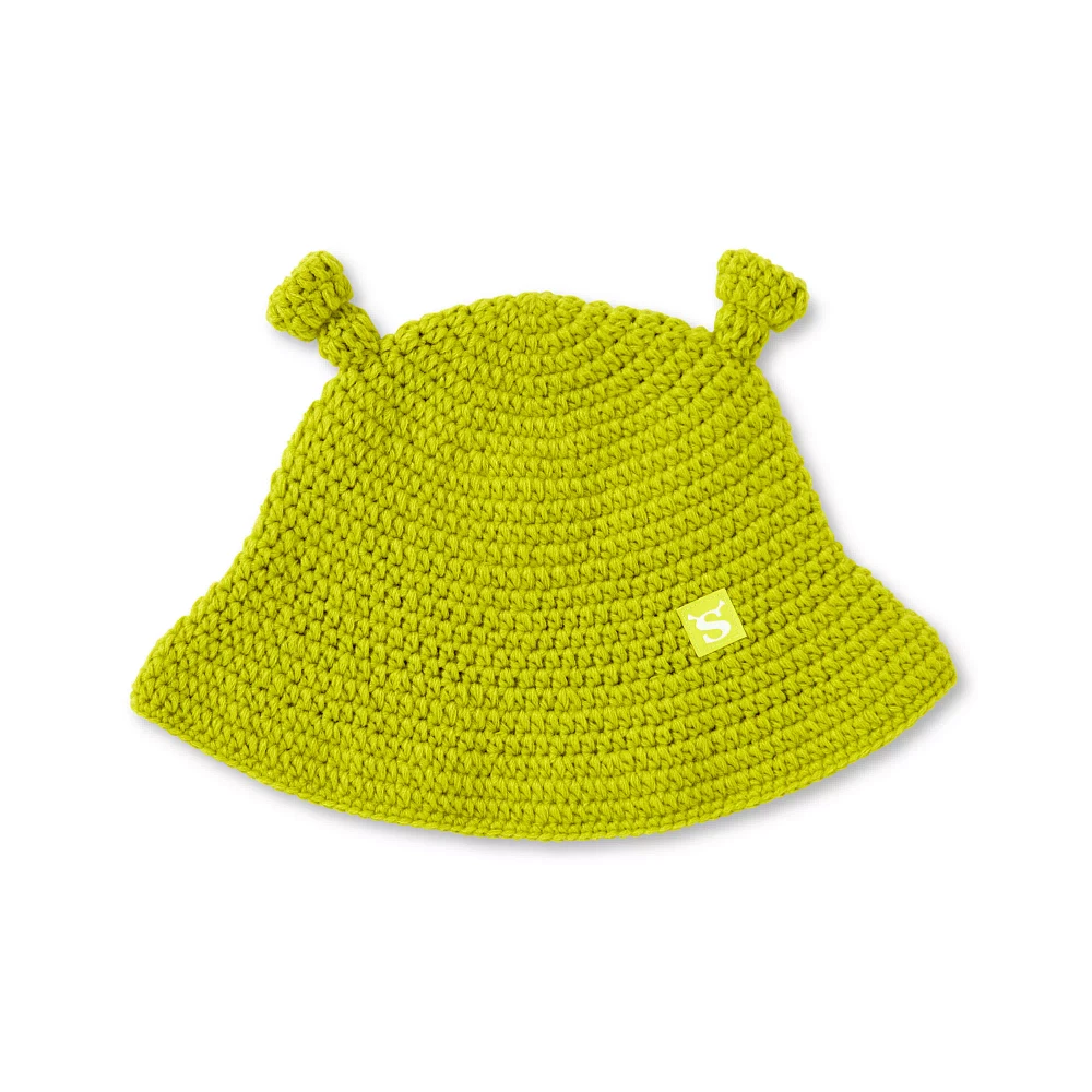 Shrek 3D Ears Thick Knit Bucket Hat