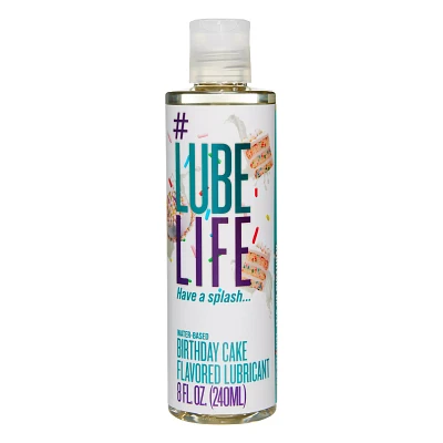Birthday Cake Flavored Lube - 8 oz.