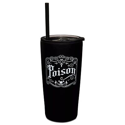 Poison Travel Tumblerg with Straw 20 oz.