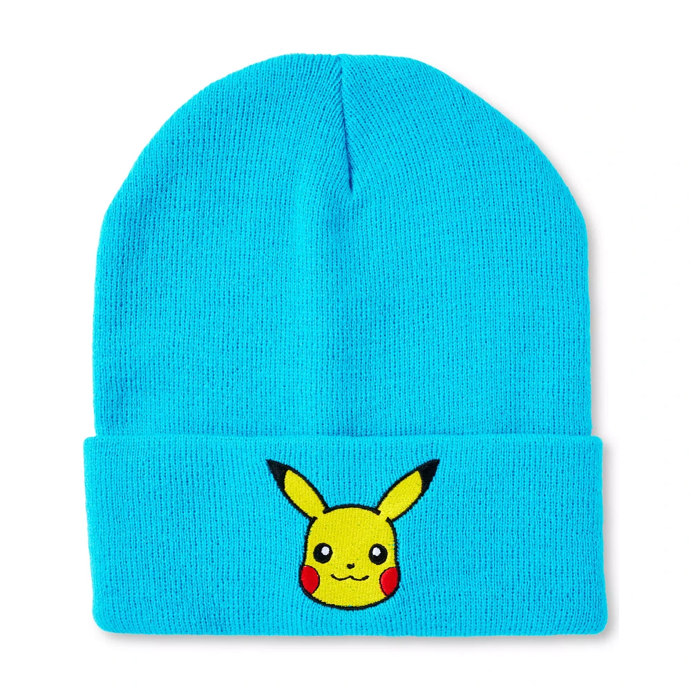 Blue Pikachu Cuff Beanie Hat - Pokémon