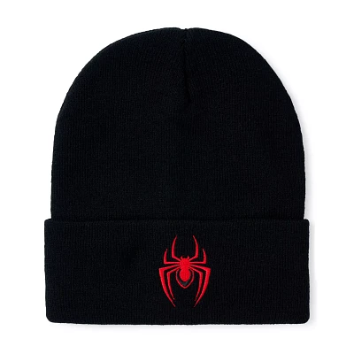 Miles Morales Red Spider-Man Cuff Beanie Hat