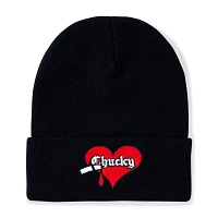 Chucky Heart Patch Cuff Beanie Hat